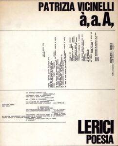 &agrave;, a. A,, Milano, Lerici, 1967.