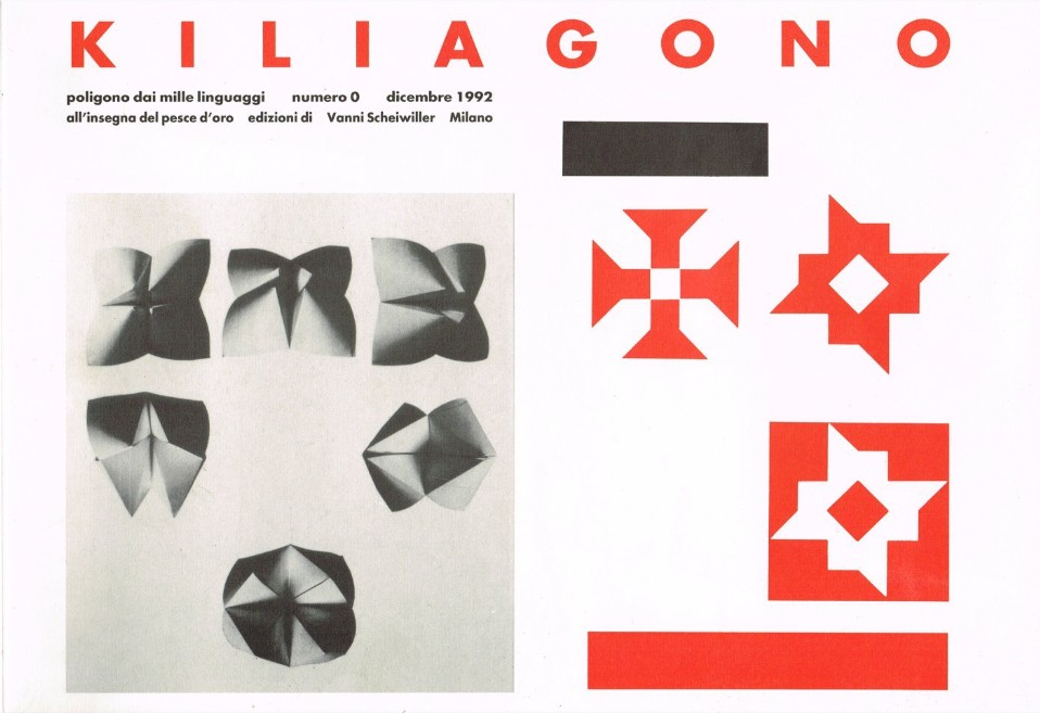 Copertina del numero 0 di Kiliagono (dicembre 1992)