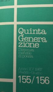 Quinta Generazione, XV, 155/1566, Maggio/Giugno 1987