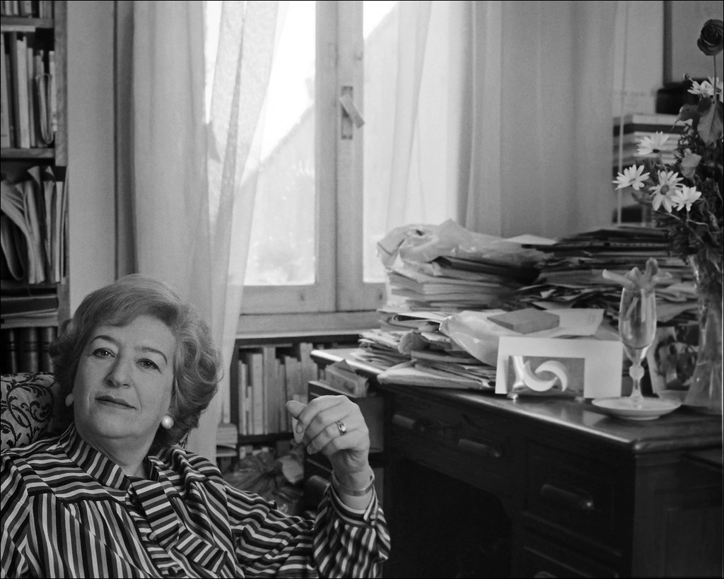 Maria Luisa Spaziani fotografata da Dino Ignani