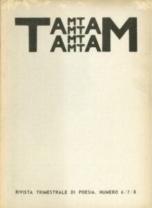 Copertina del n. 6-7-8 della rivista Tam Tam