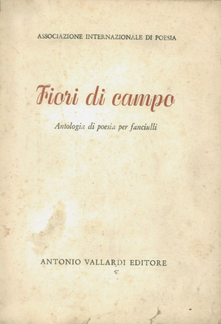 Copertina antologia Fiori di campo
