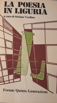 Copertina de La poesia in Liguria, a cura di Stefano Verdino, Forlì, Forum/Quinta Generazione, 1986