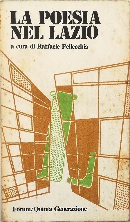 Copertina de La poesia nel Lazio (Forlì, Forum/Quinta Generazione, 1988)